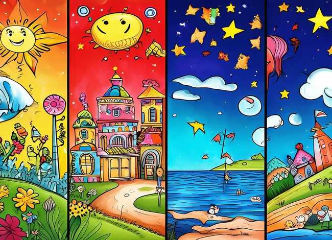 儿童手绘故事、幼儿手绘画故事4图