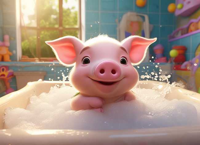 小猪洗澡歌（小猪洗澡歌儿歌）