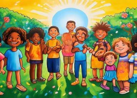 积极向上的儿童画作品 - 积极向上的儿童画作品图片