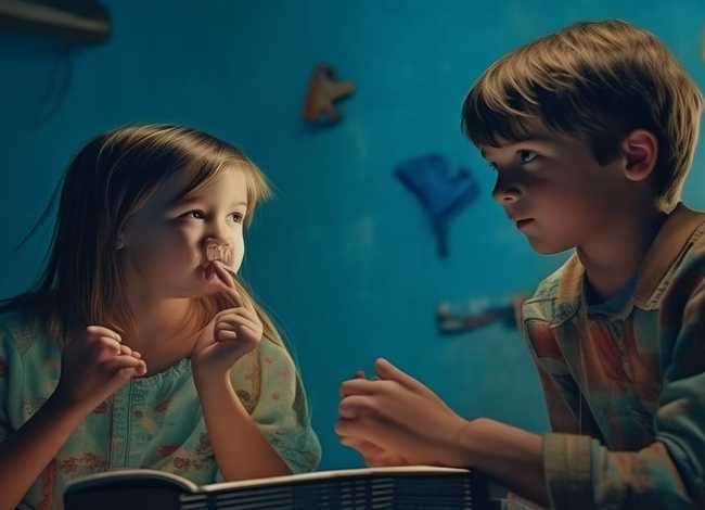 广播 故事 广播故事 男孩 女孩 蓝色 男孩慢半拍