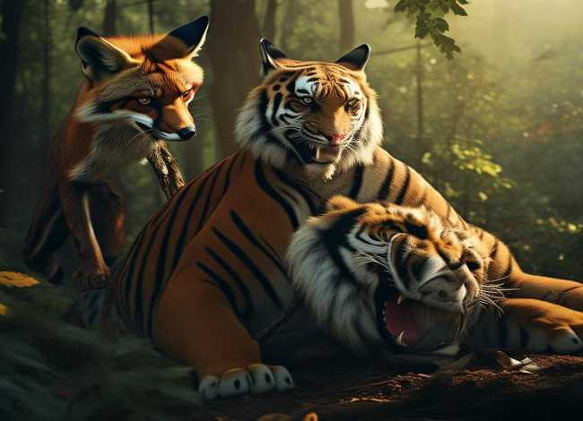 故事《狐假虎威》 - 故事《狐假虎威》教案