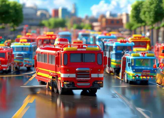 儿童消防车视频100集连续播放 - 儿童消防车视频大全全集播放