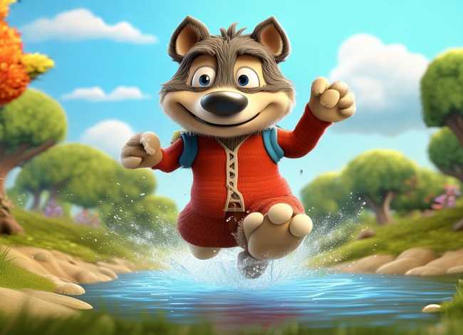 一只笨狼的故事儿童、一只笨狼的故事视频