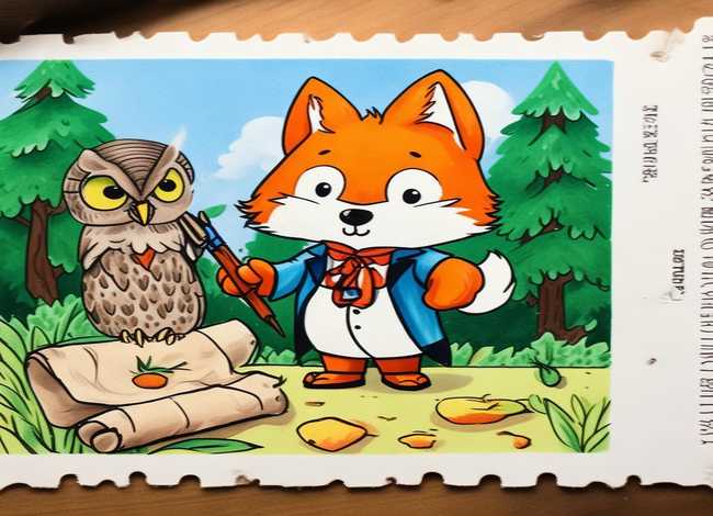 寓言故事的邮票 - 寓言故事的邮票怎么画简单