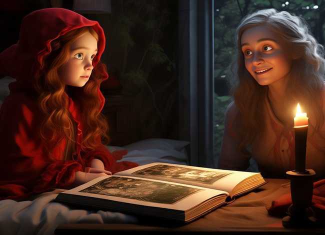 儿童睡前经典故事小红帽的故事；睡前故事大全小红帽的故事