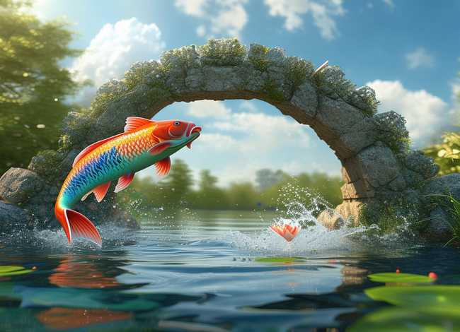 儿童故事小鲤鱼跳龙门、少儿故事小鲤鱼跳龙门