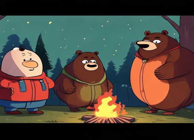 儿童睡前故事光头强和熊大熊二；光头强和熊的故事