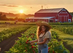 关于农场的英文作文；关于农场的英文作文(初一)