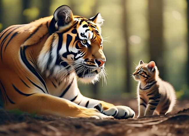 老虎和猫的简短故事;老虎和猫的简短故事50字 老虎和猫的简短故事;老虎和猫的简短故事50字