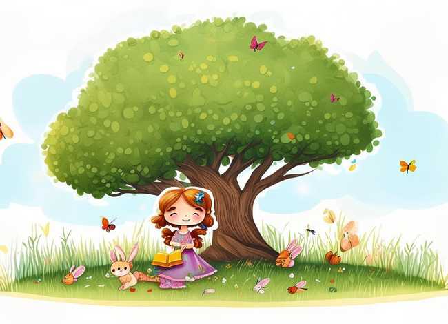 儿童故事绘画图片4幅；儿童故事画图片4幅简单