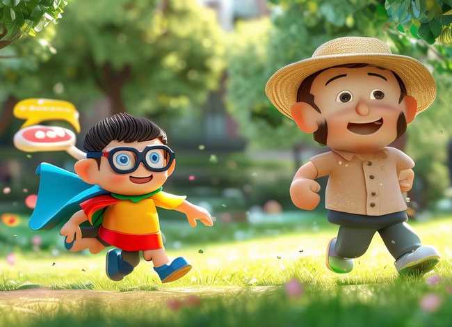 儿童漫画故事《父与子》、《父与子》漫画书 故事