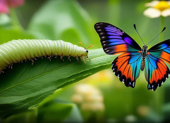 毛毛虫变蝴蝶的过程儿童故事，毛毛虫变蝴蝶的过程故事简短