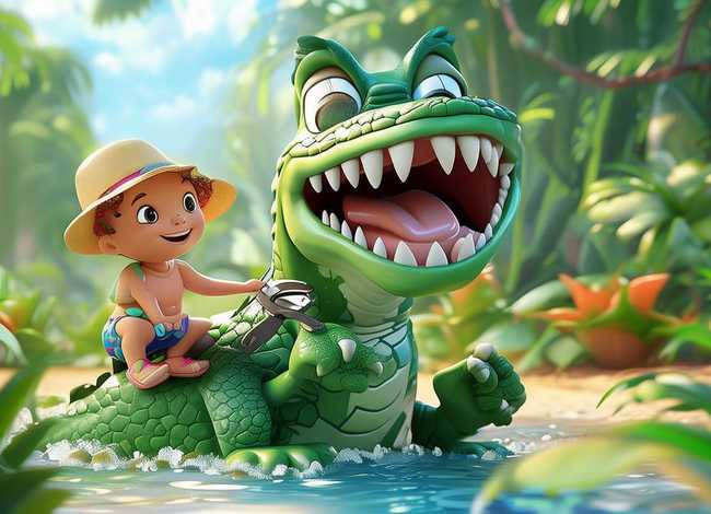 儿童鳄鱼拔牙的故事、幼儿故事鳄鱼拔牙