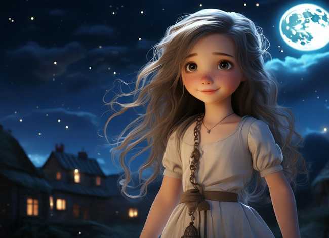 儿童故事 月亮和姑娘原文（故事月亮和姑娘的主要内容）