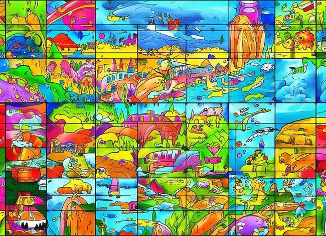 儿童绘画故事全集图片 儿童绘画图片大全大图 插图