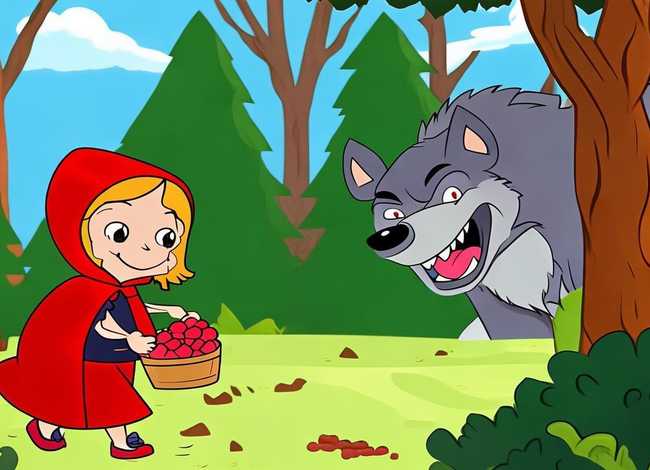 小红帽与大灰狼的故事视频（小红帽与大灰狼的故事视频动画）