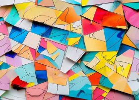 碎片图画，碎片简笔画图片