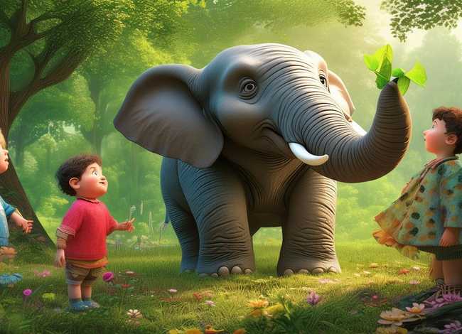 关于大象的儿童故事简单（关于大象的幼儿故事）