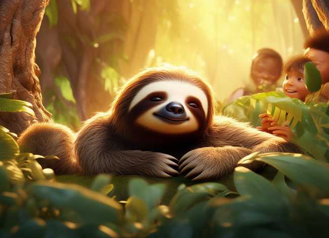 树懒睡觉儿童故事 树懒的睡前故事 树懒睡觉儿童故事 树懒的睡前故事