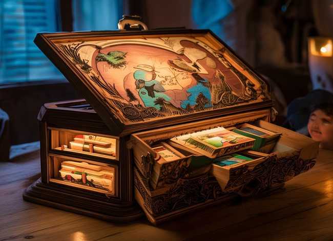 儿童故事盒视频；故事盒子的制作视频