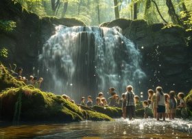 有关瀑布的儿童小故事 关于瀑布的传说故事