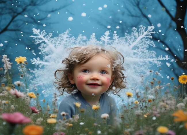 儿童故事变成小花 - 自己变成小雪花的故事 儿童故事变成小花 - 自己变成小雪花的故事