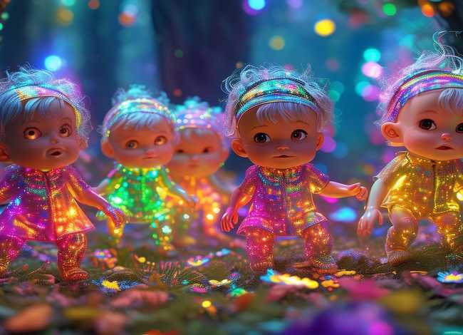 七彩宝宝儿童故事绘本播放，七彩光宝宝的故事