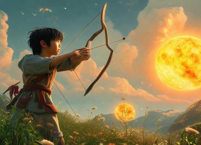 儿童版后羿射日故事完整版 后羿射日的故事幼儿