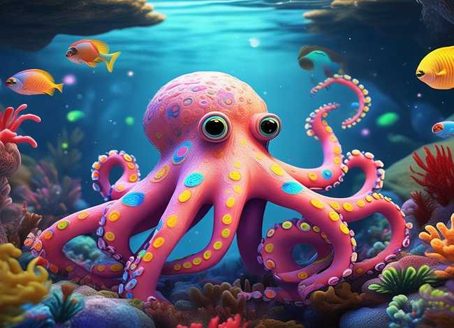 八爪鱼绘本故事、八爪章鱼绘本故事