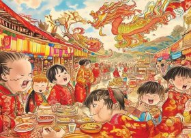 春节儿童故事完整、幼儿春节故事绘本