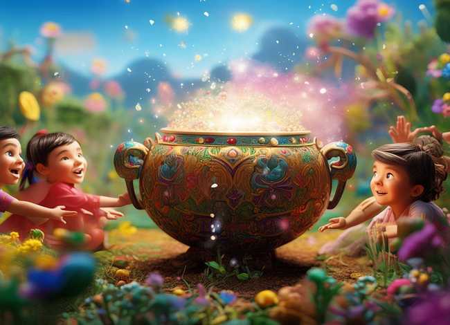 聚宝盆儿童话剧 聚宝盆儿童画 聚宝盆儿童话剧 聚宝盆儿童画