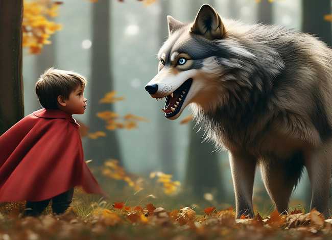 少儿大灰狼的故事 - 少儿故事大灰狼的故事