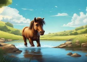 小马过河儿童故事250字 - 小马过河故事200字