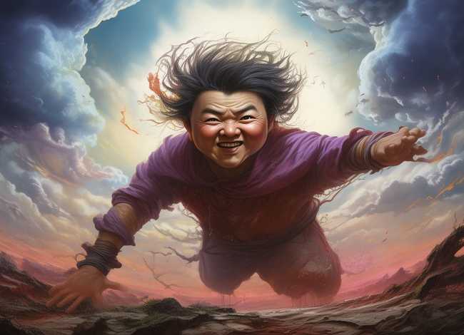 盘古开天地儿童故事，少儿故事盘古开天地