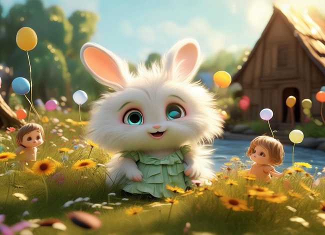 小白兔的儿童故事课件 小白兔的故事幼儿