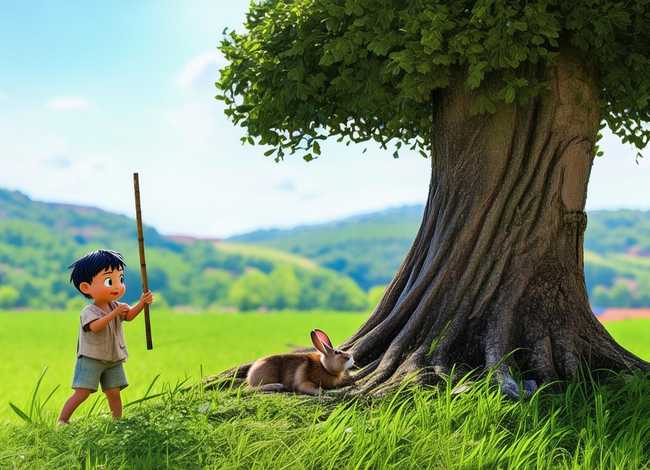 儿童成语故事大全视频守株待兔（成语故事比赛视频守株待兔）