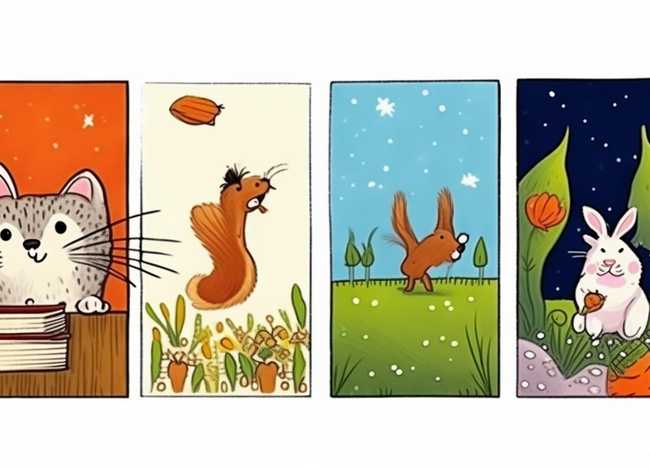 绘本四格小故事（绘本四格小故事视频）