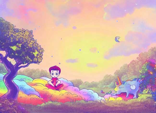 儿童故事《梦神》；梦神故事记录的是一个孩子的梦