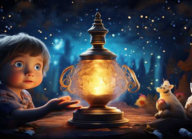 关于灯的儿童故事 - 关于灯的绘本故事