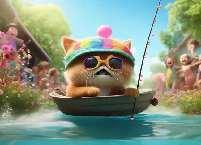 小猫钓鱼的儿童故事，少儿故事小猫钓鱼的故事