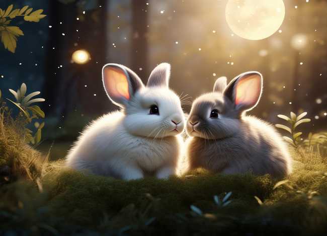 小白兔和小灰兔的故事睡前故事（小白兔和小灰兔的故事睡前故事免费听）
