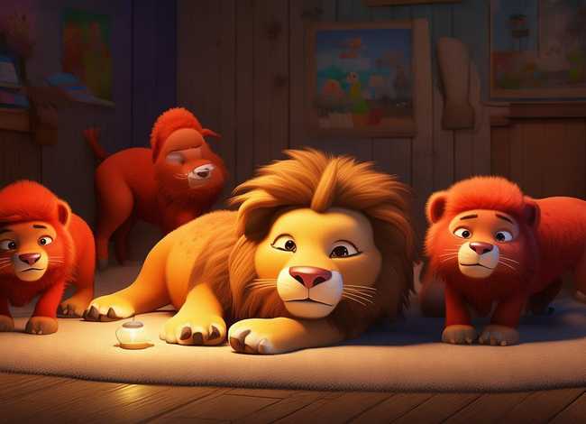 儿童睡前故事三只公牛和一头狮子、幼儿睡前故事三头公牛与狮子 儿童睡前故事三只公牛和一头狮子、幼儿睡前故事三头公牛与狮子