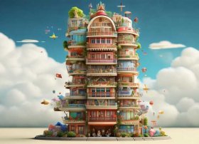 听儿童故事100层的房子 绘本故事100层的房子故事视频