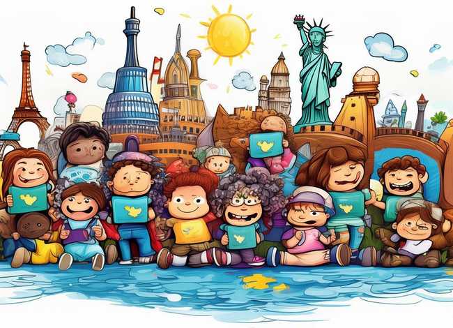 全球儿童故事，全球旅行儿童故事