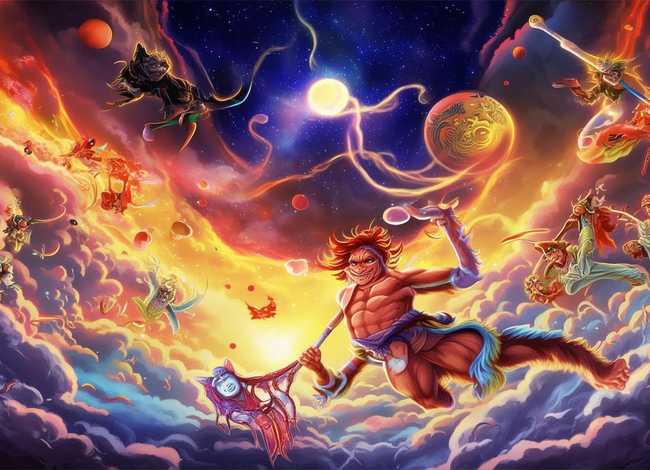 儿童睡前故事孙悟空大闹天宫视频，孙悟空大闹天宫故事视频新版