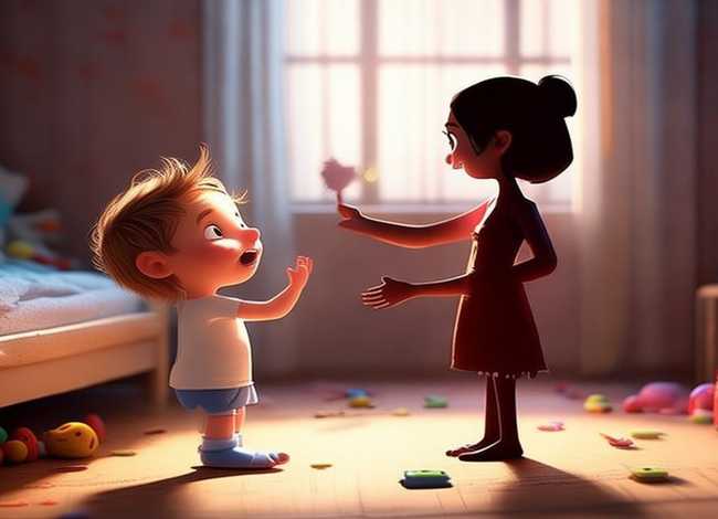 儿童的睡前故事爱打妈妈的小孩；爱打人的小孩故事