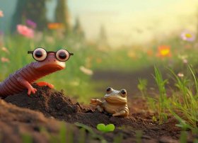 儿童故事蚯蚓为什么钻到土里 蚯蚓为什么钻到土里的故事