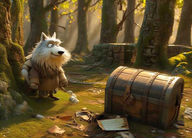 笨狼找宝藏的故事 笨狼找宝藏的故事内容