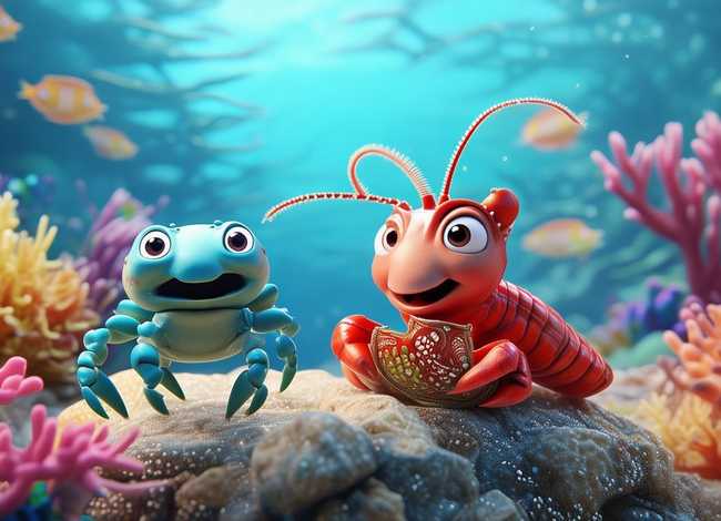 螃蟹和龙虾儿童故事 螃蟹和龙虾幼儿故事 螃蟹和龙虾儿童故事 螃蟹和龙虾幼儿故事