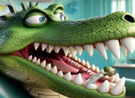 鳄鱼拔牙绘本图片 鳄鱼拔牙绘本图片简单